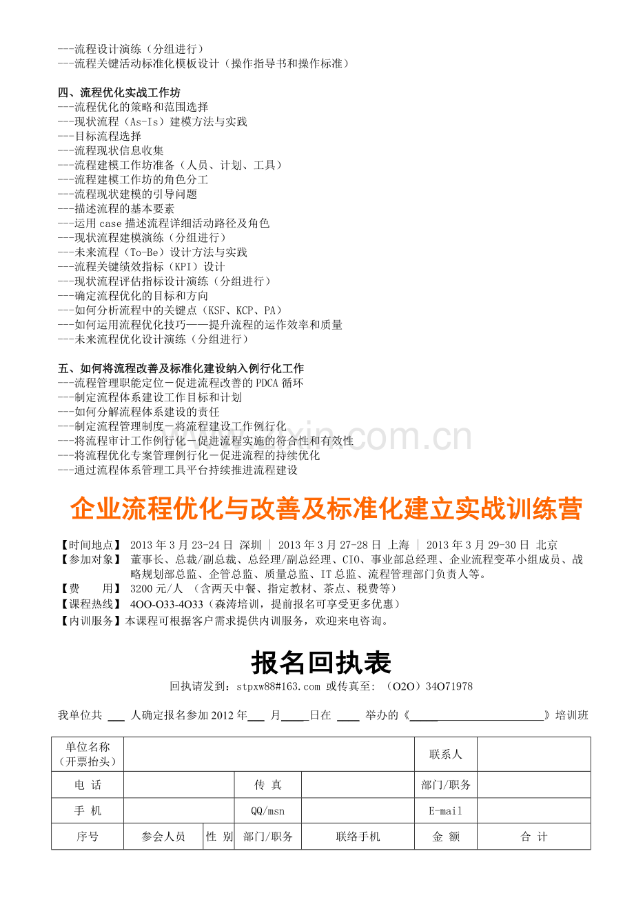 企业流程优化与改善及标准化建立实战训练营.doc_第2页