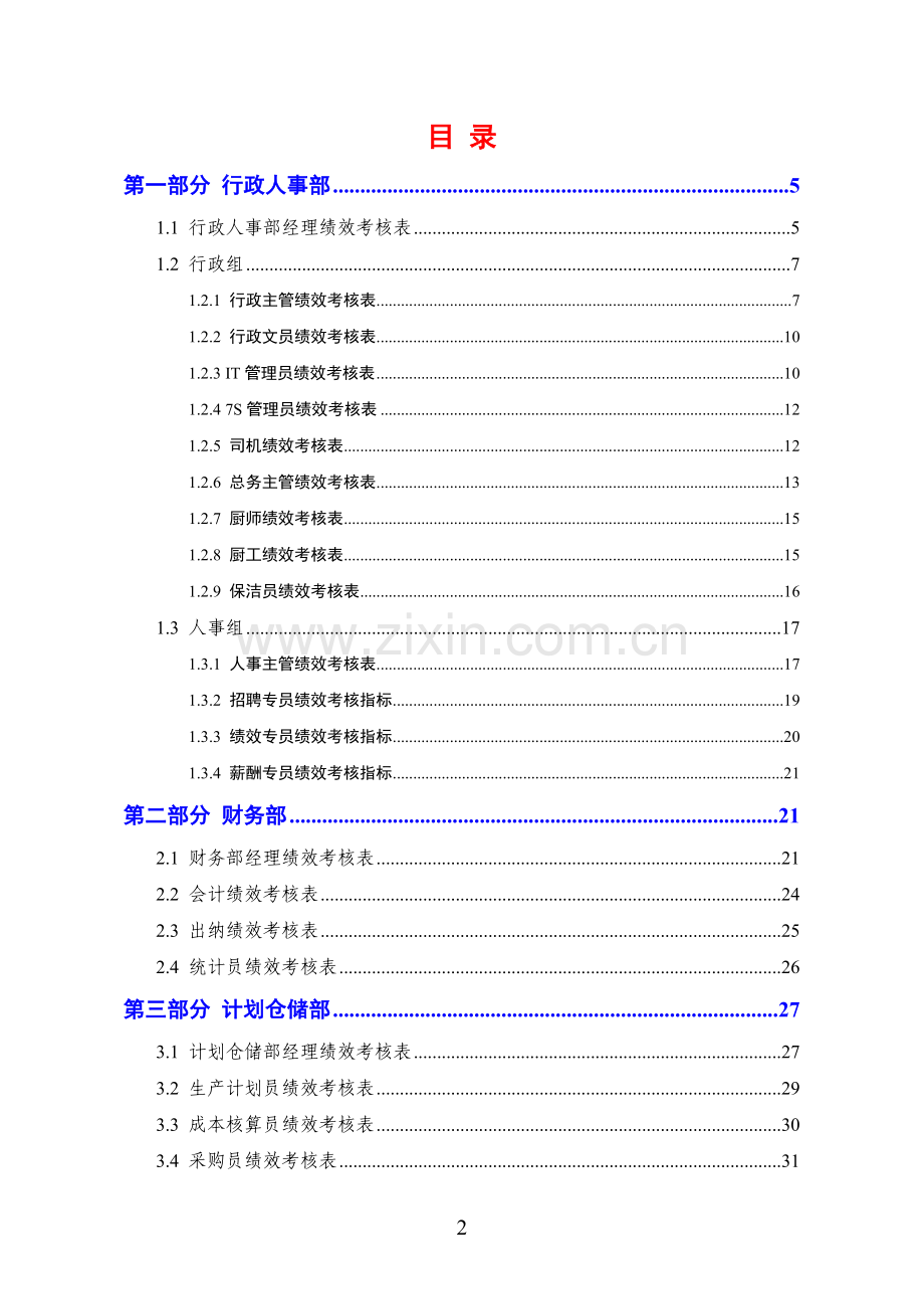 2015年服装厂绩效考核表全集.doc_第2页