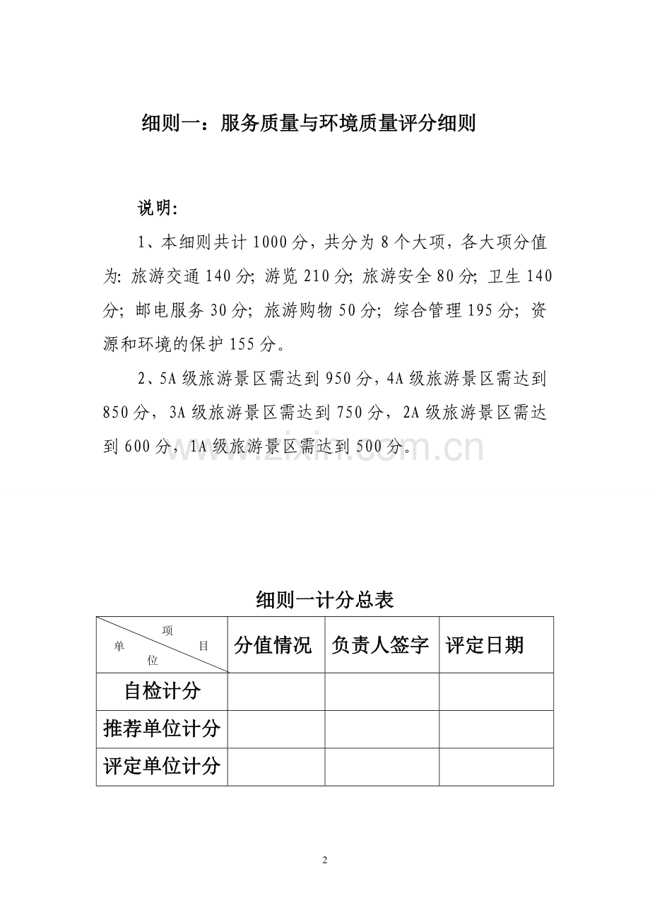 国家旅游景区等级评定标准.doc_第2页