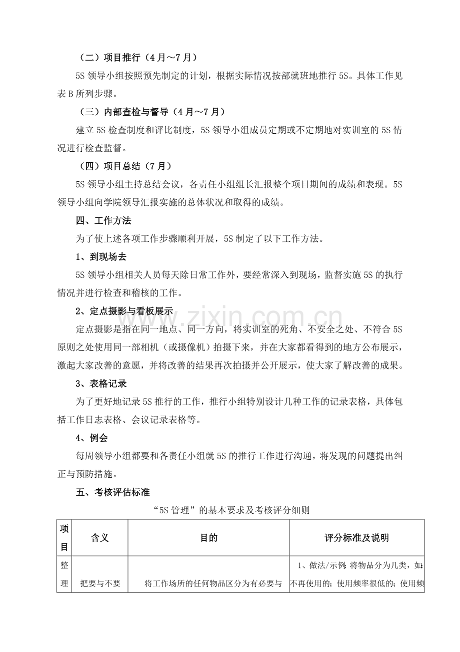 5S管理示范实训中心建设方案.doc_第3页