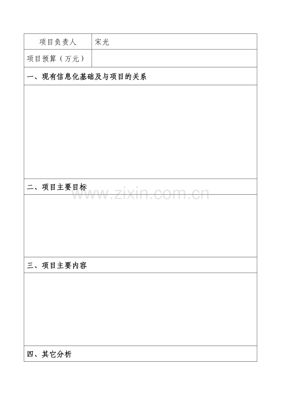 信息化项目管理制度--表格.doc_第2页