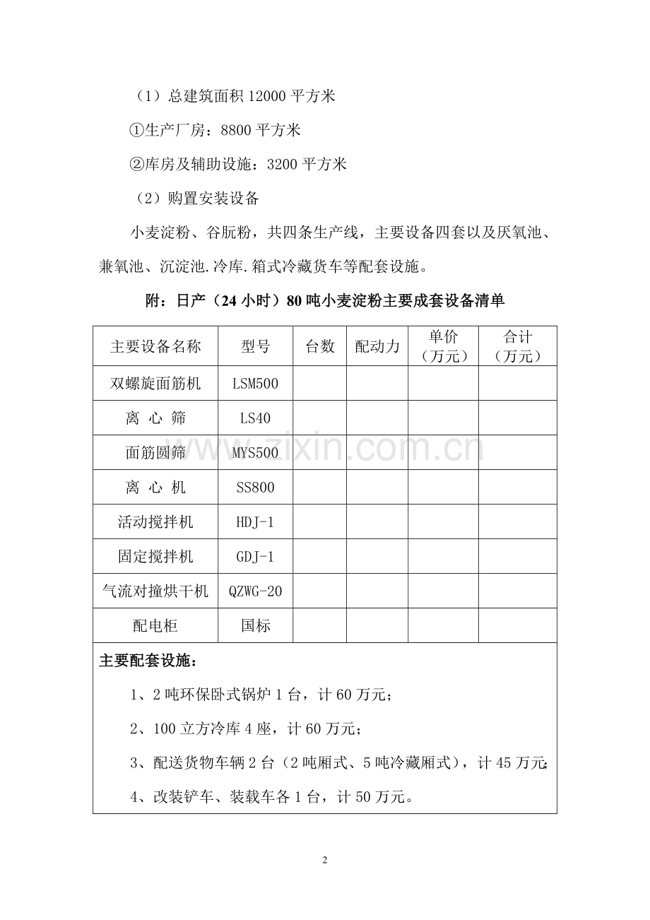 小麦深加工可行性研究报告.doc_第2页