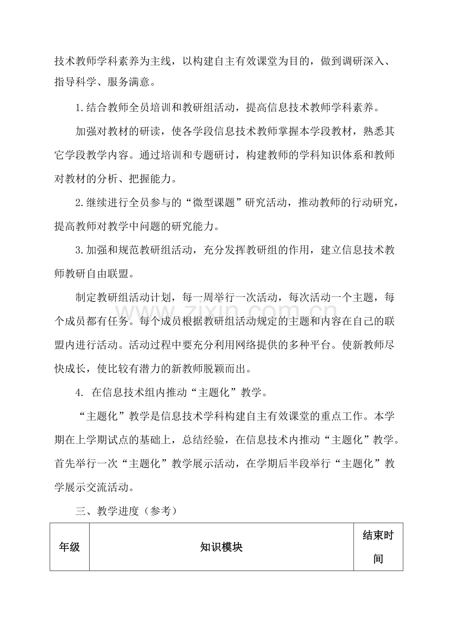 2010-2011学年度第二学期信息技术教研组工作计划.doc_第2页