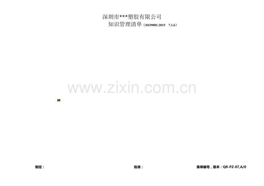 知识管理清单(ISO9001-2015-7.1.6).doc_第3页