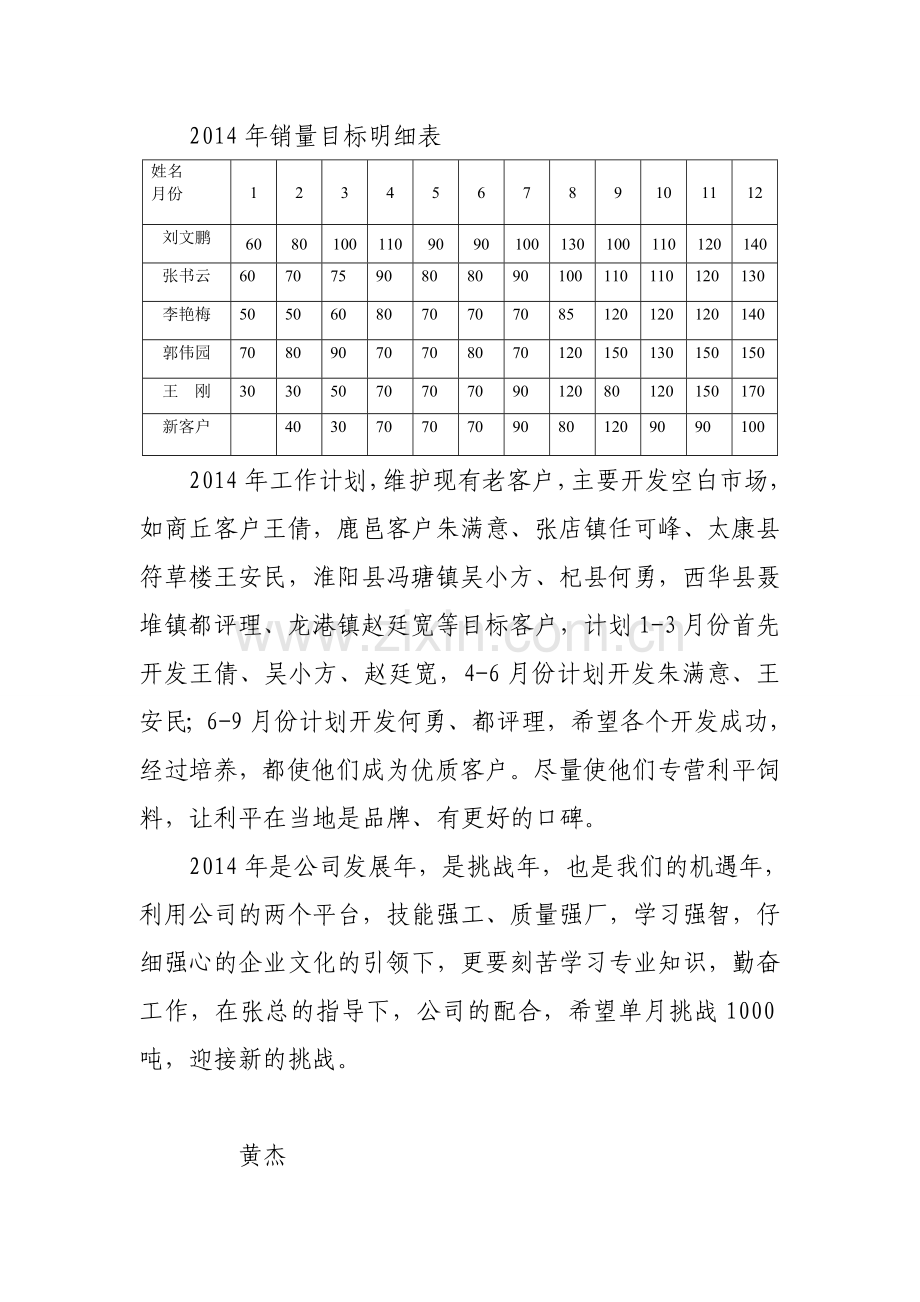 2013年工作总结暨2014年工作计划利平饲料.doc_第2页