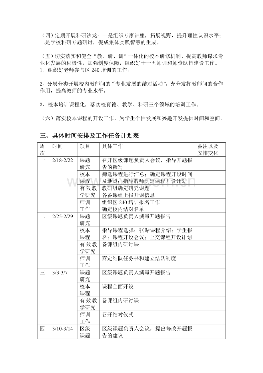 2007年第二学期科研室工作计划.doc_第2页