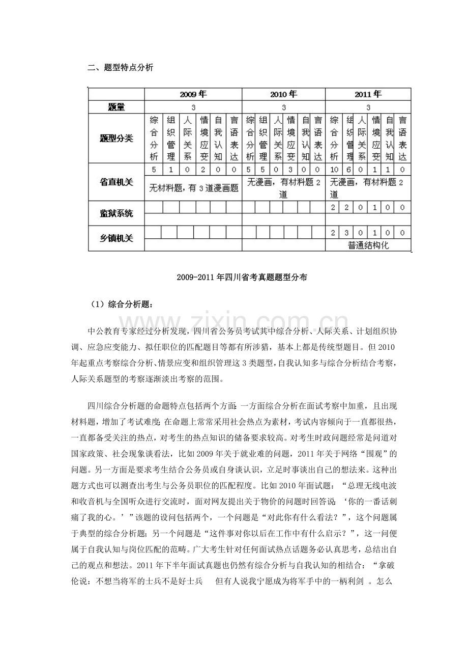 2012年四川省公务员考试面试考情分析.doc_第2页