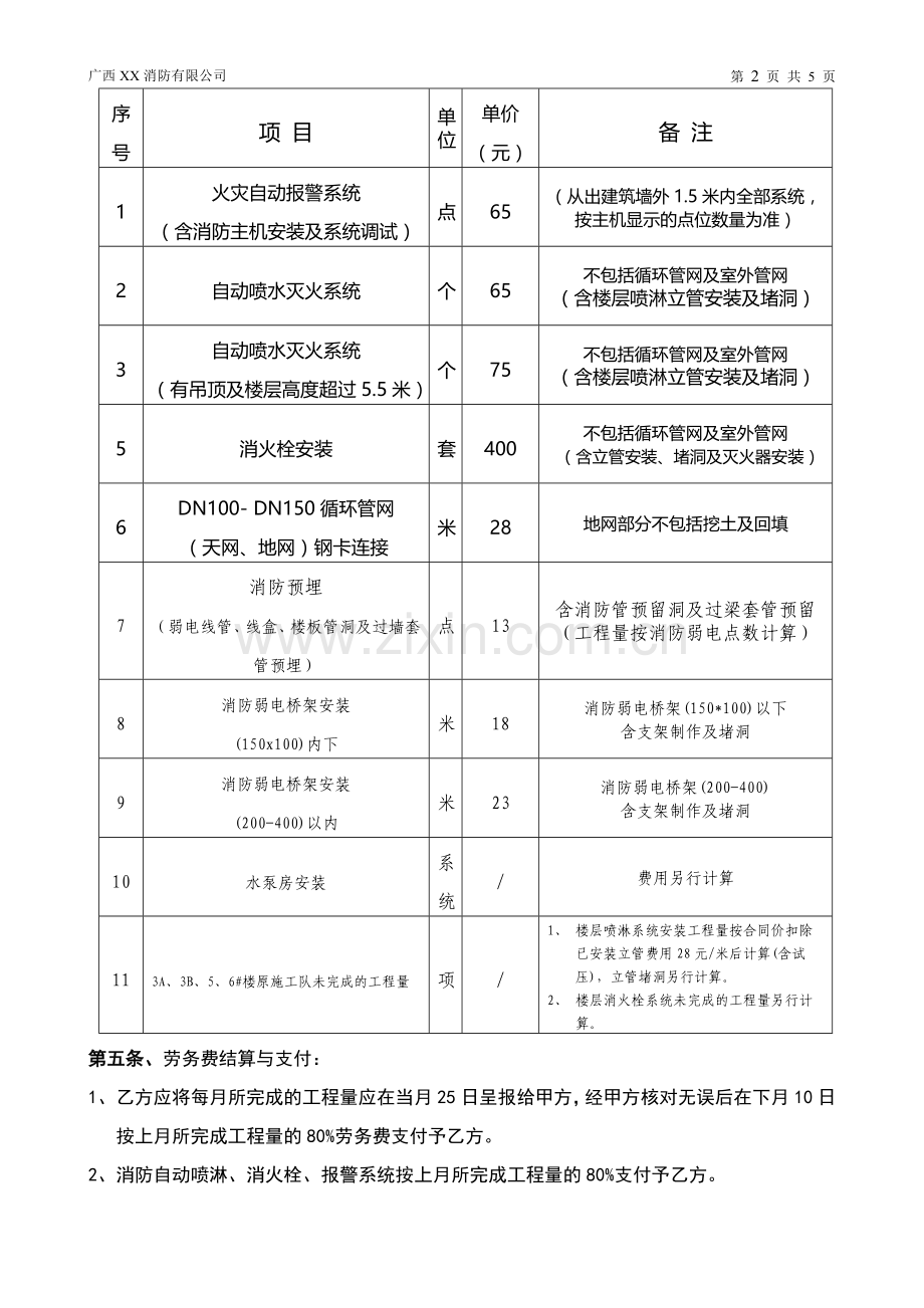 消防工程施工包工合同.doc_第2页