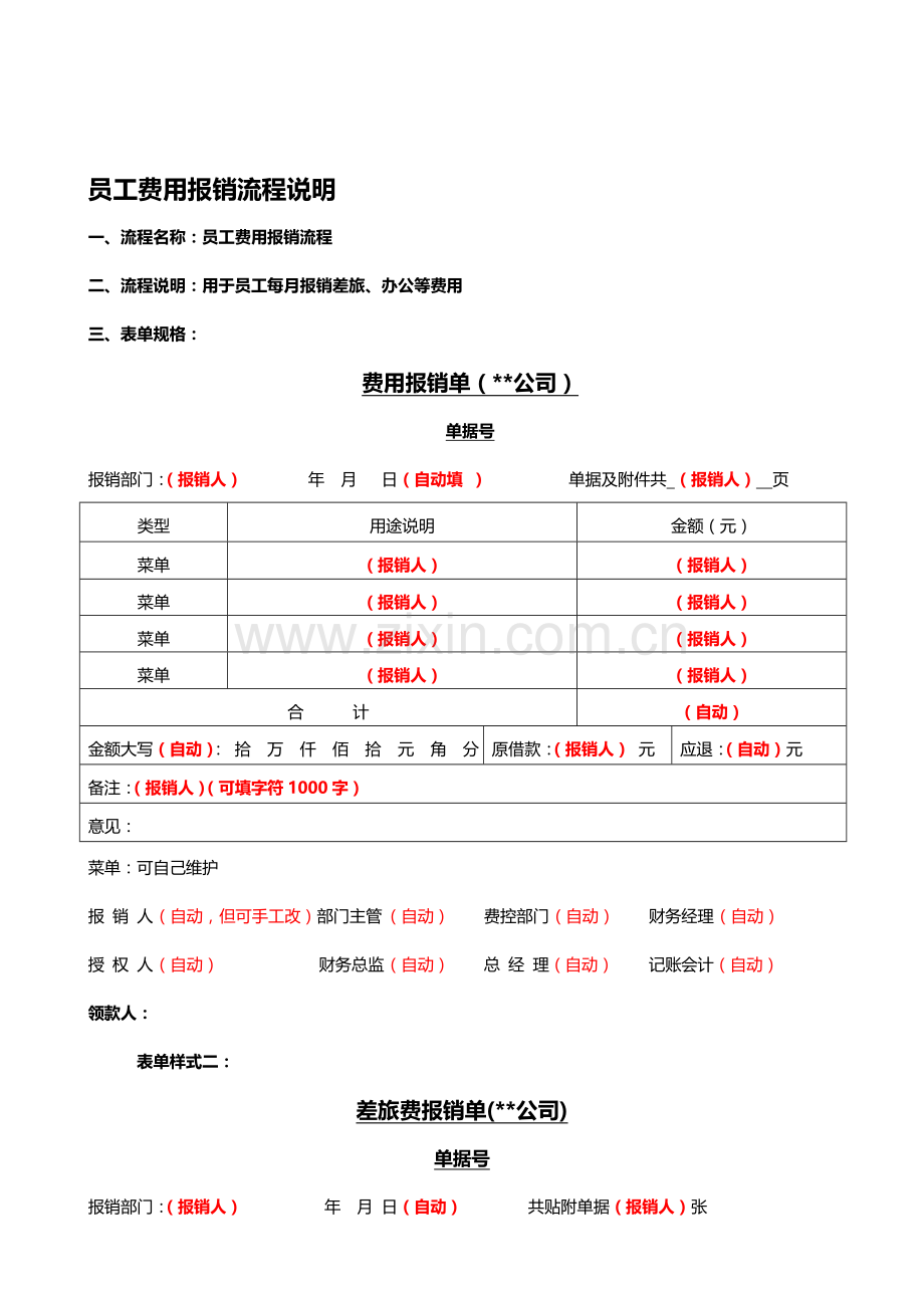 员工费用报销流程.doc_第1页