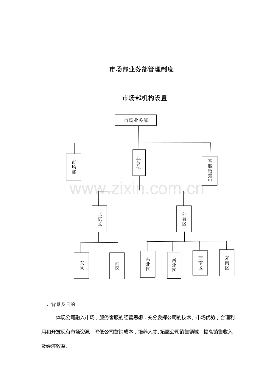 市场部业务部管理制度.doc_第1页