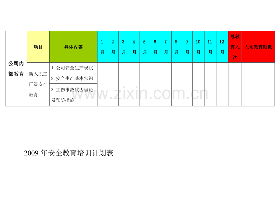 2009年度安全教育计划.doc_第2页