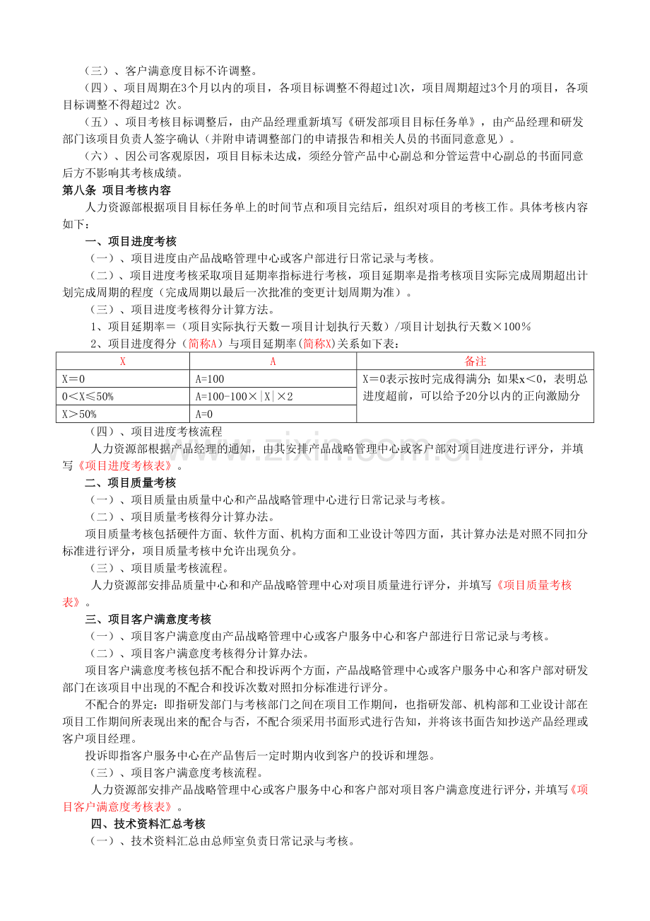 上海某科技有限公司研发部绩效考核制度(DOC-15页).doc_第3页