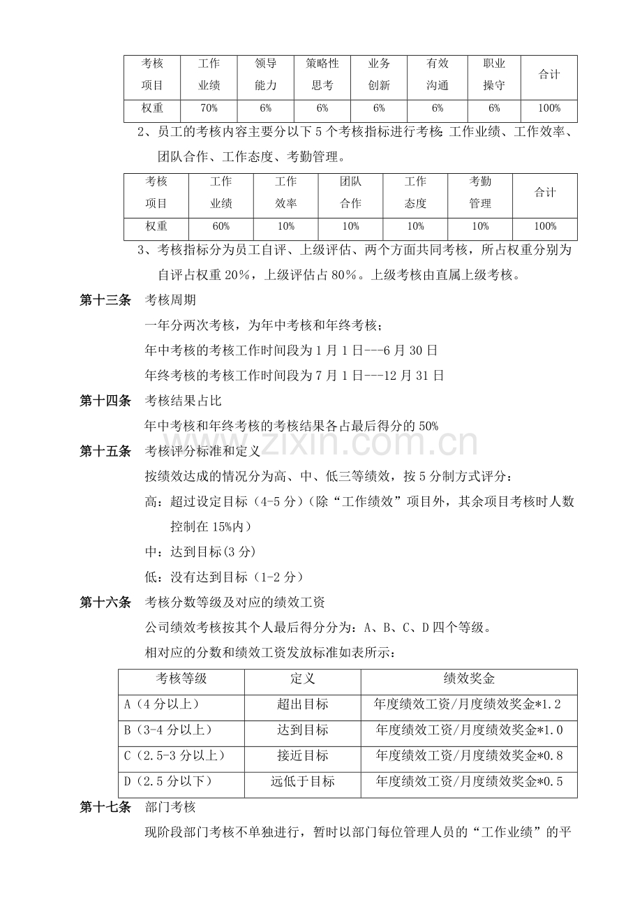 绩效考核方案-个人绩效目标考核.doc_第3页