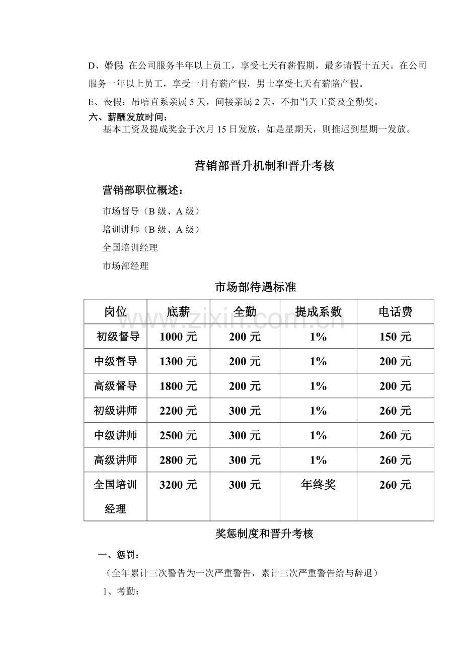 化妆品公司营销部讲师和督导工作职责.doc_第3页