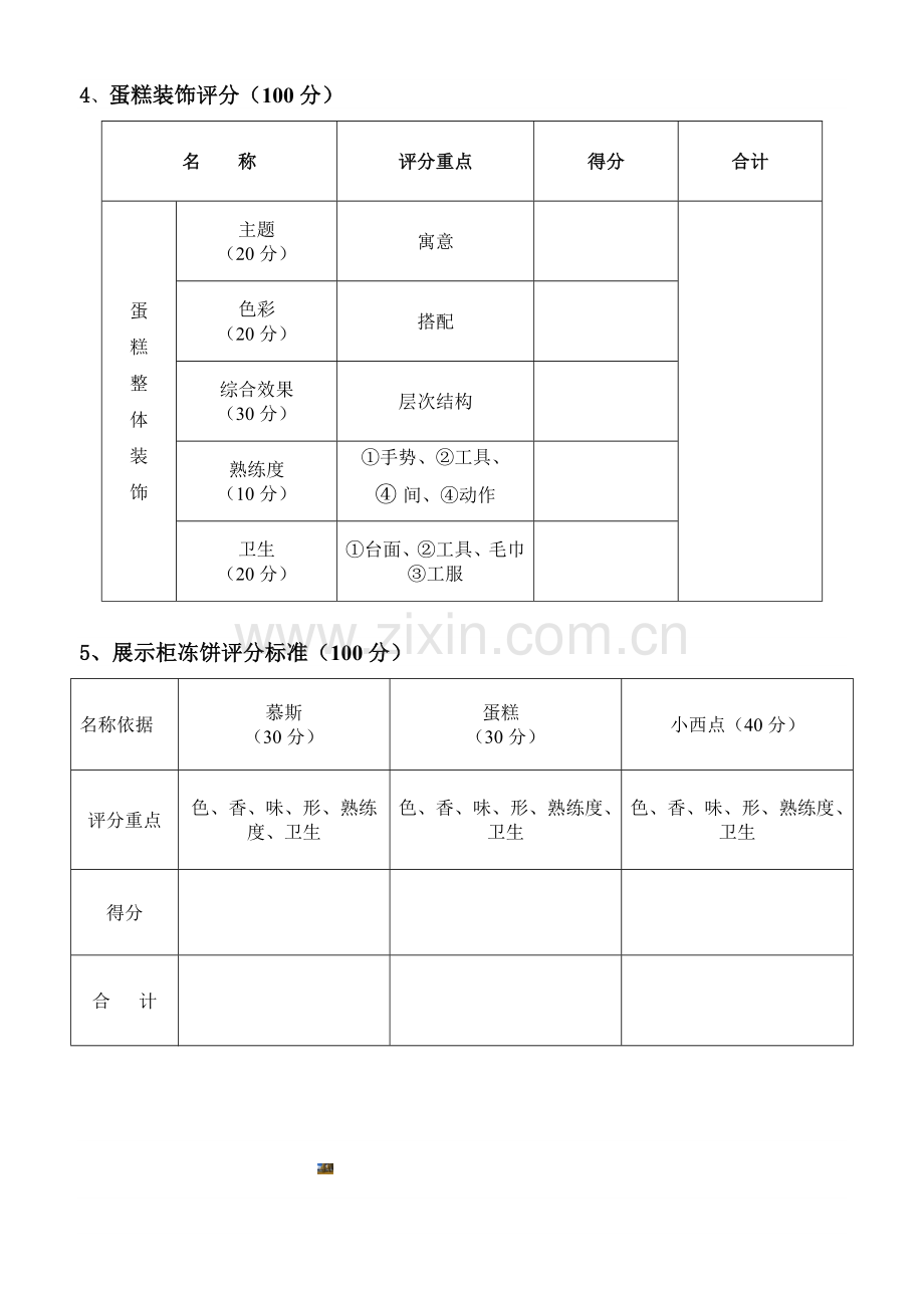 裱花晋级考核标准.doc_第3页