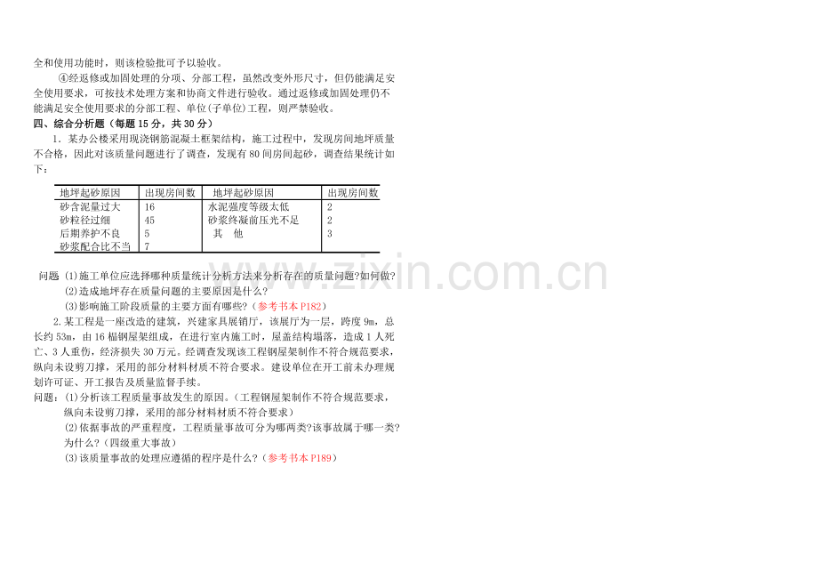 《建筑工程项目管理》作业4附答案.doc_第3页