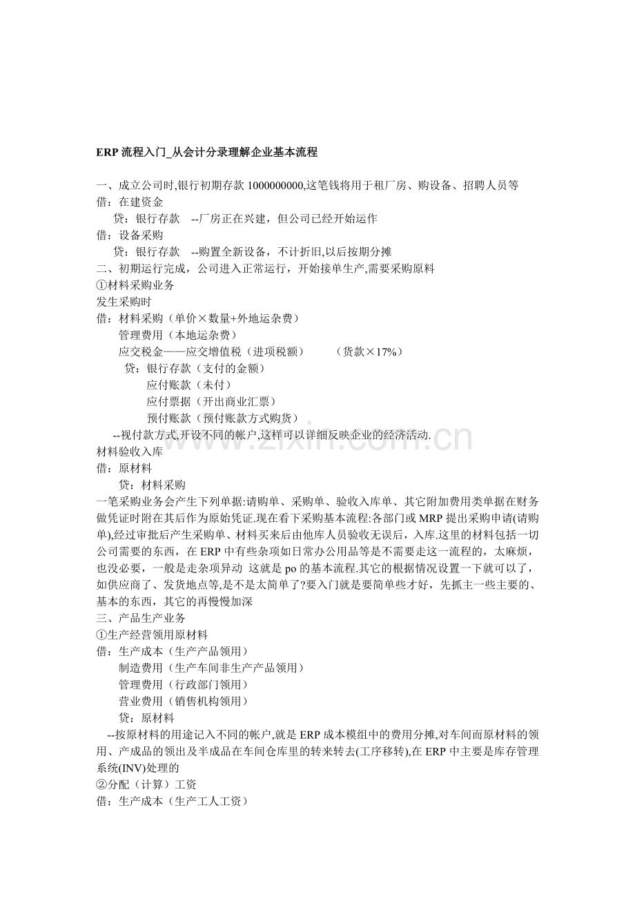 深圳市思诺硅胶制品有限公司ERP会计流程.doc_第1页