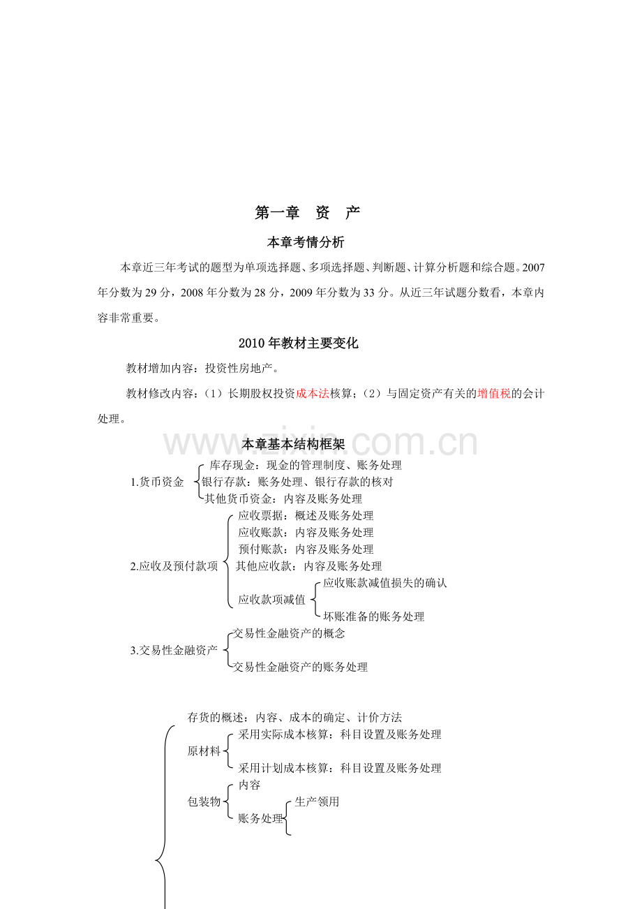 初级会计实务·张志凤基础班·第一章(1).doc_第1页