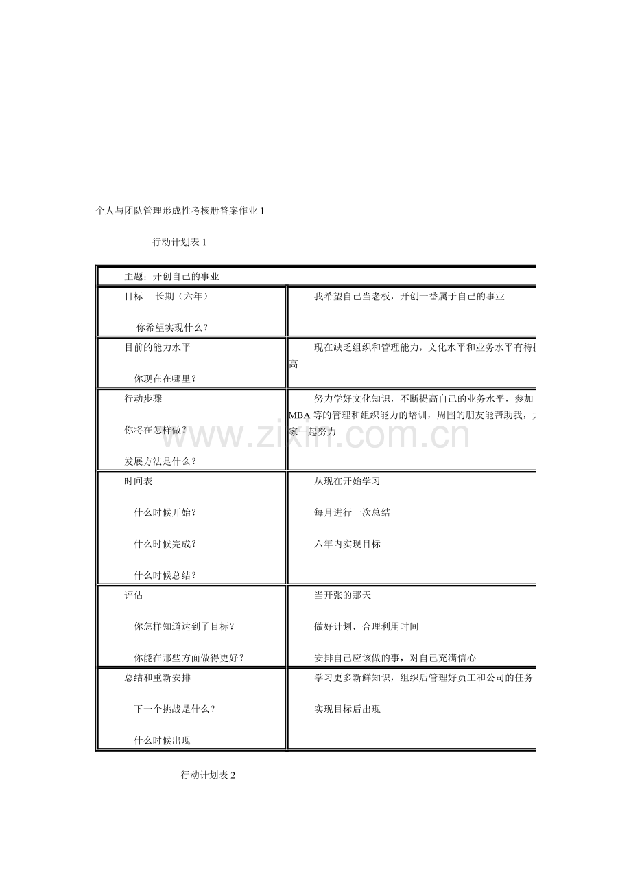 个人与团队管理形成性考核册.doc_第1页