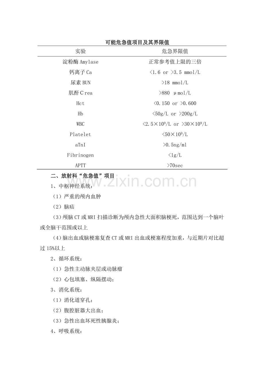 危急值报告制度和工作流程.doc_第3页