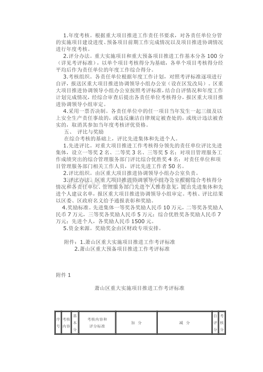 萧山区重大项目推进工作考核与奖励办法.doc_第2页