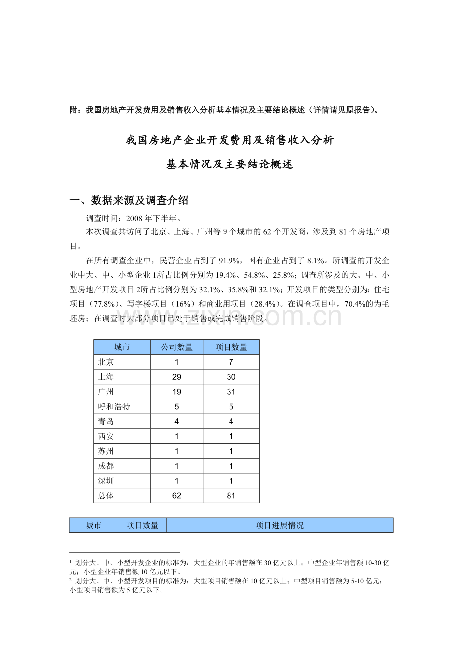 房地产成本调查报告.doc_第1页