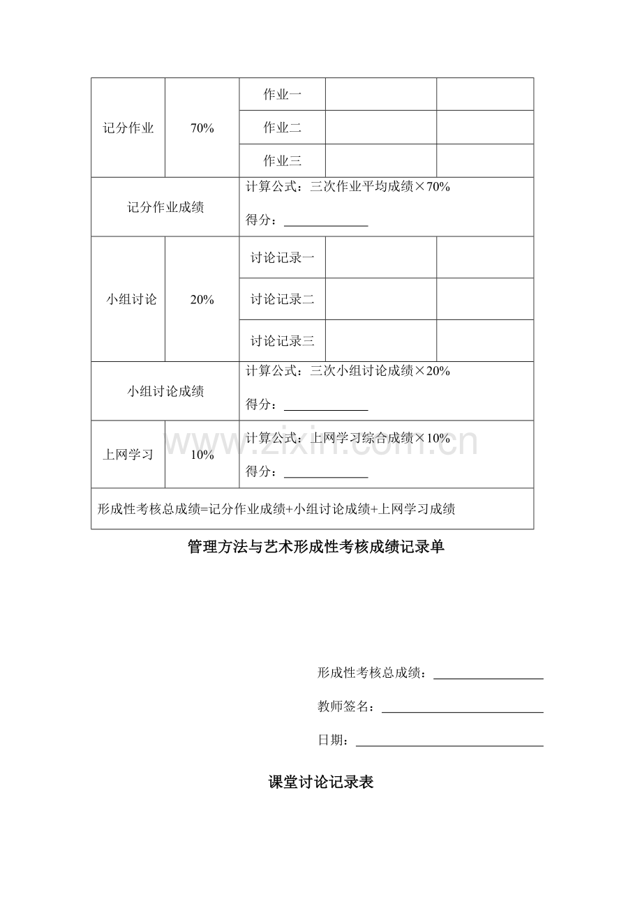 管理方法与艺术形成性考核册.doc_第2页