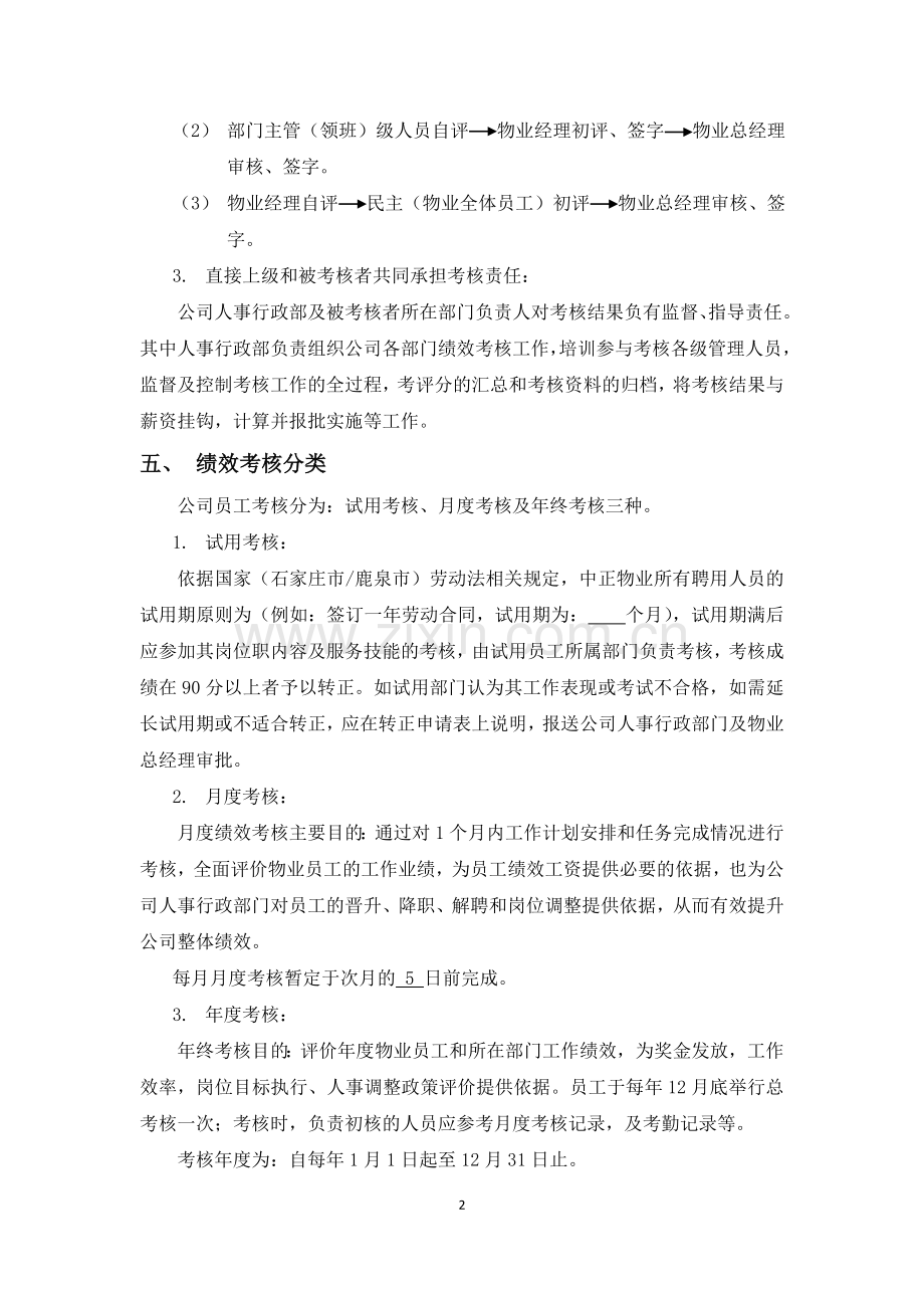 物业员工绩效考核方案.doc_第3页