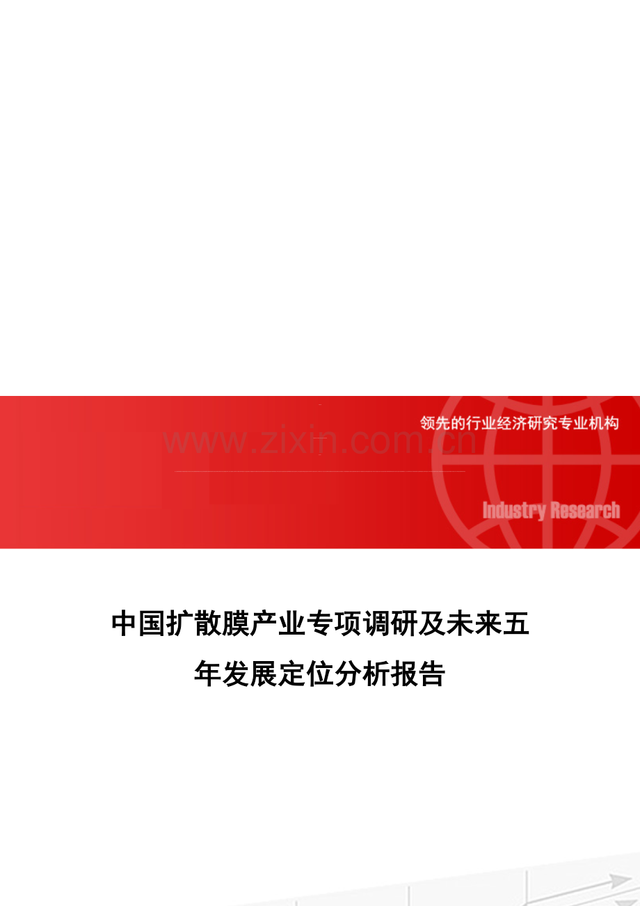 中国扩散膜产业专项调研及未来五年发展定位分析报告.doc_第1页