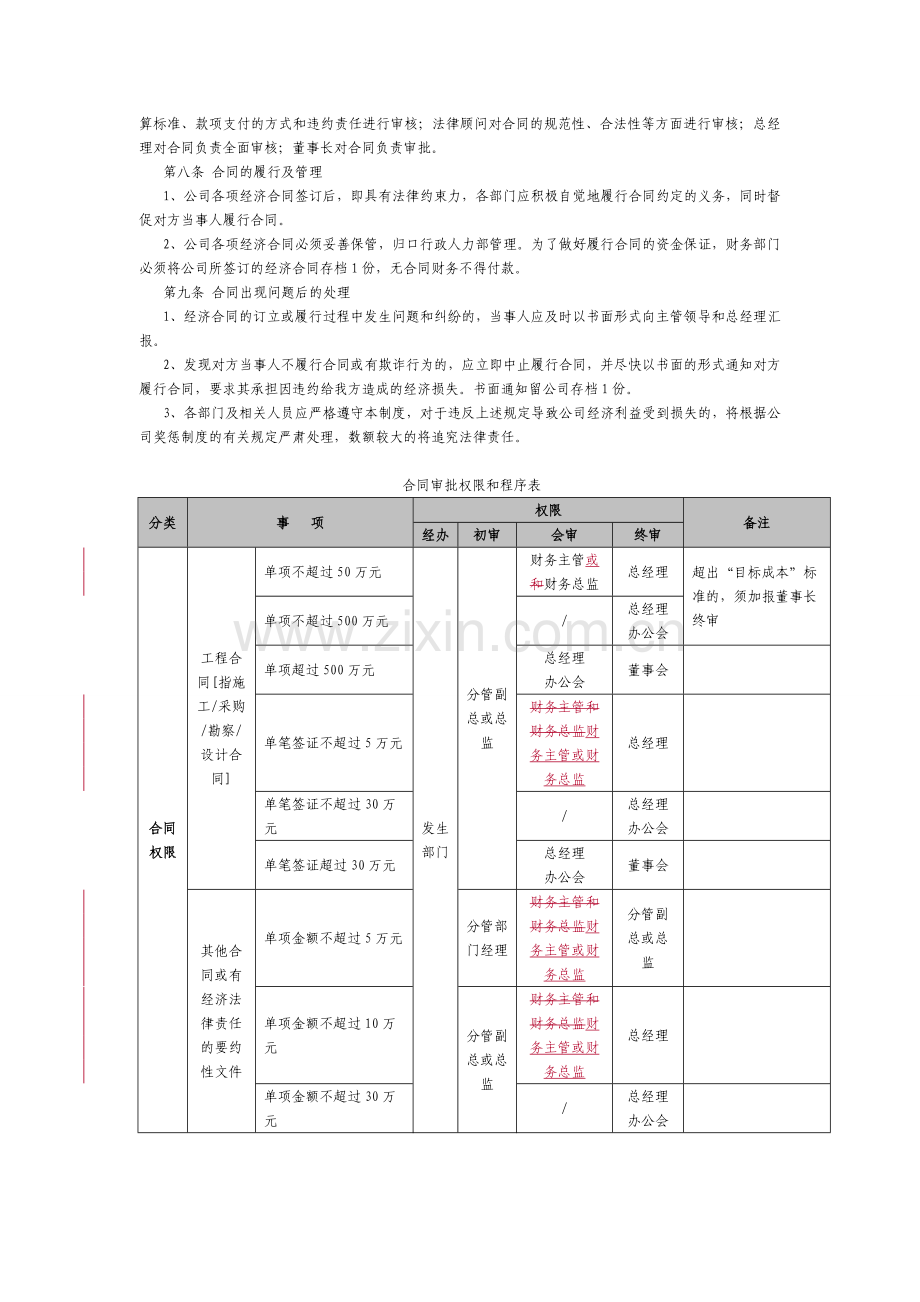 经济合同及资金支付管理办法一级制度20120715.doc_第2页