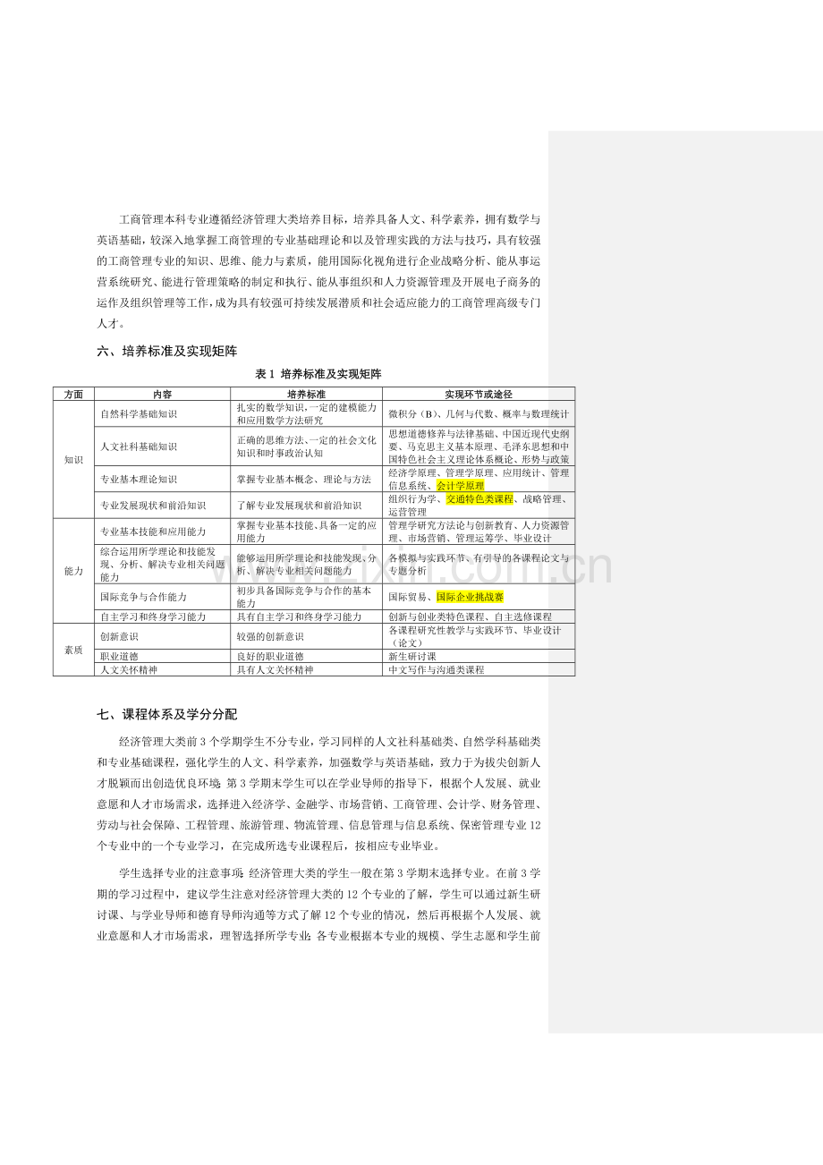 2012工商管理专业培养计划.doc_第2页