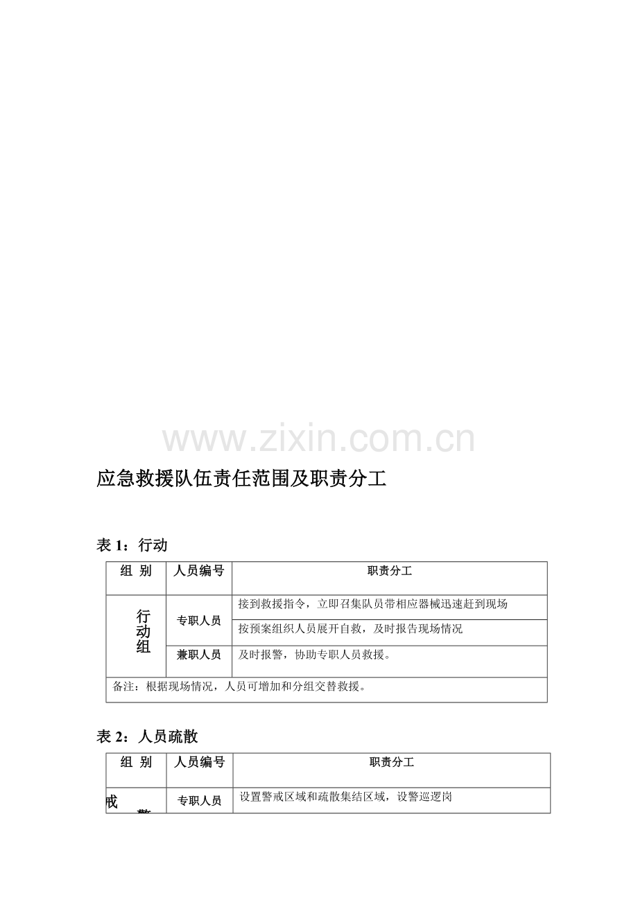 消防应急救援职责分工.doc_第1页