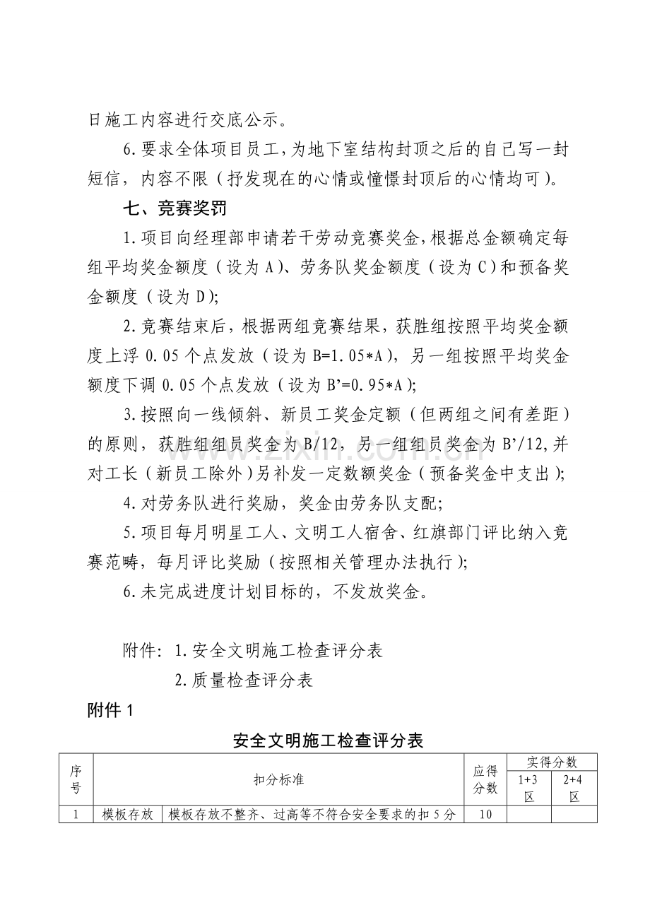 项目部劳动竞赛方案.doc_第3页