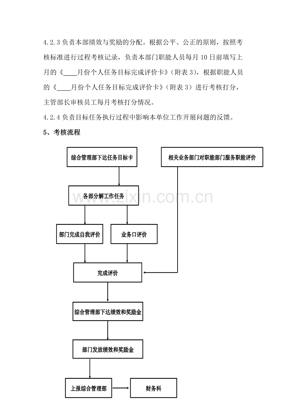 滚动式目标管理与绩效考核办法修改后的(2).doc_第3页