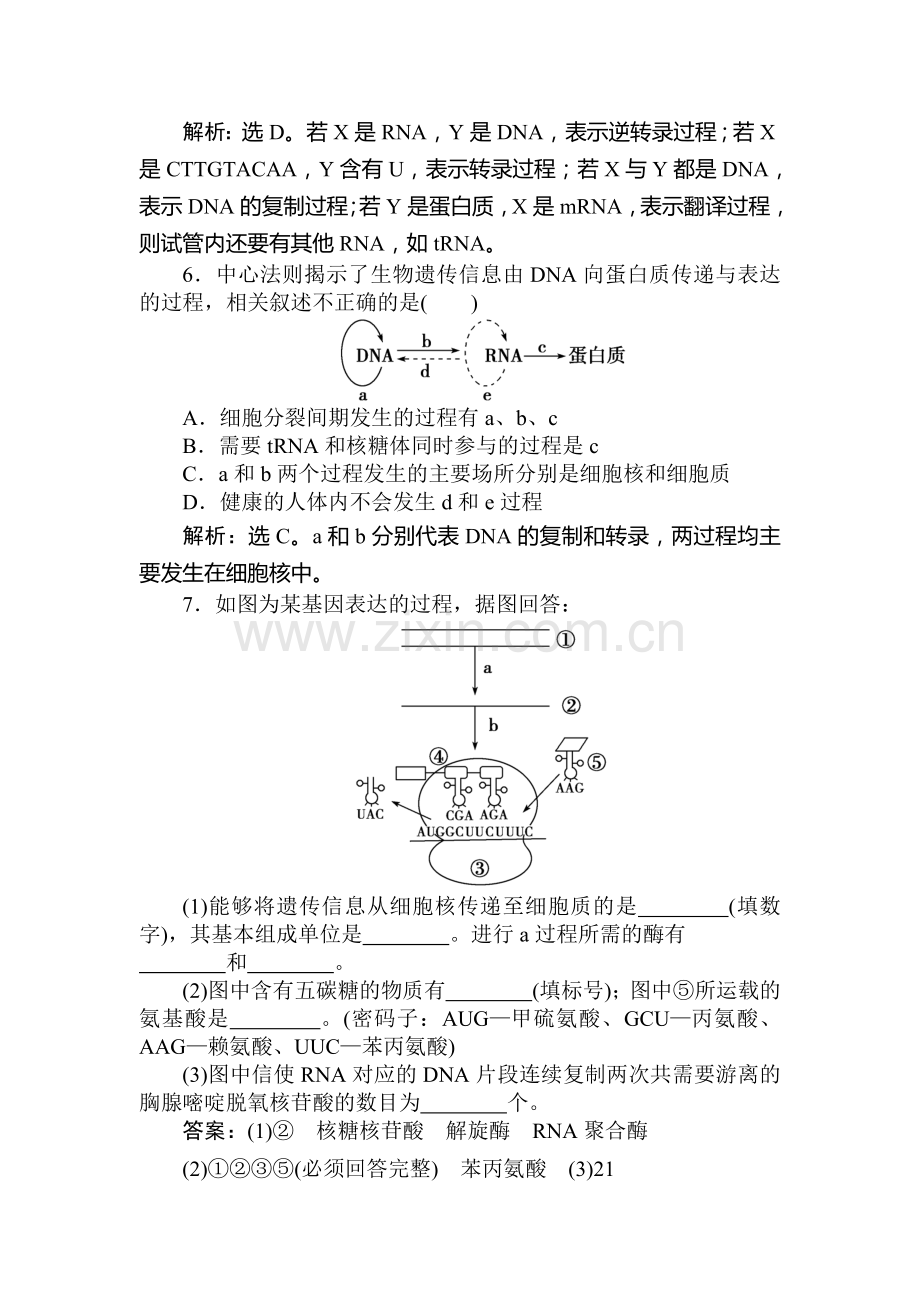 高三生物第一轮知识点优化复习题22.doc_第3页