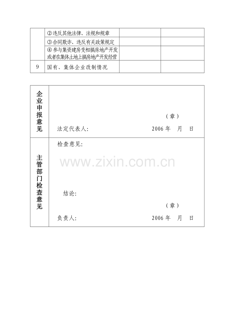 房地产开发企业资质检查申报表.doc_第2页