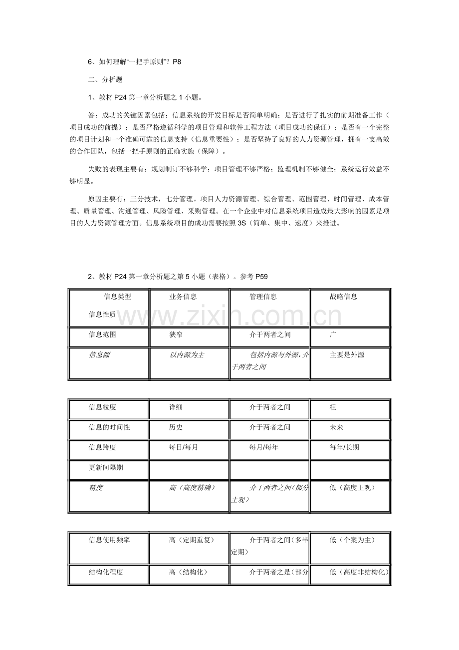 电大企业信息管理形成性考核作业答案.doc_第2页