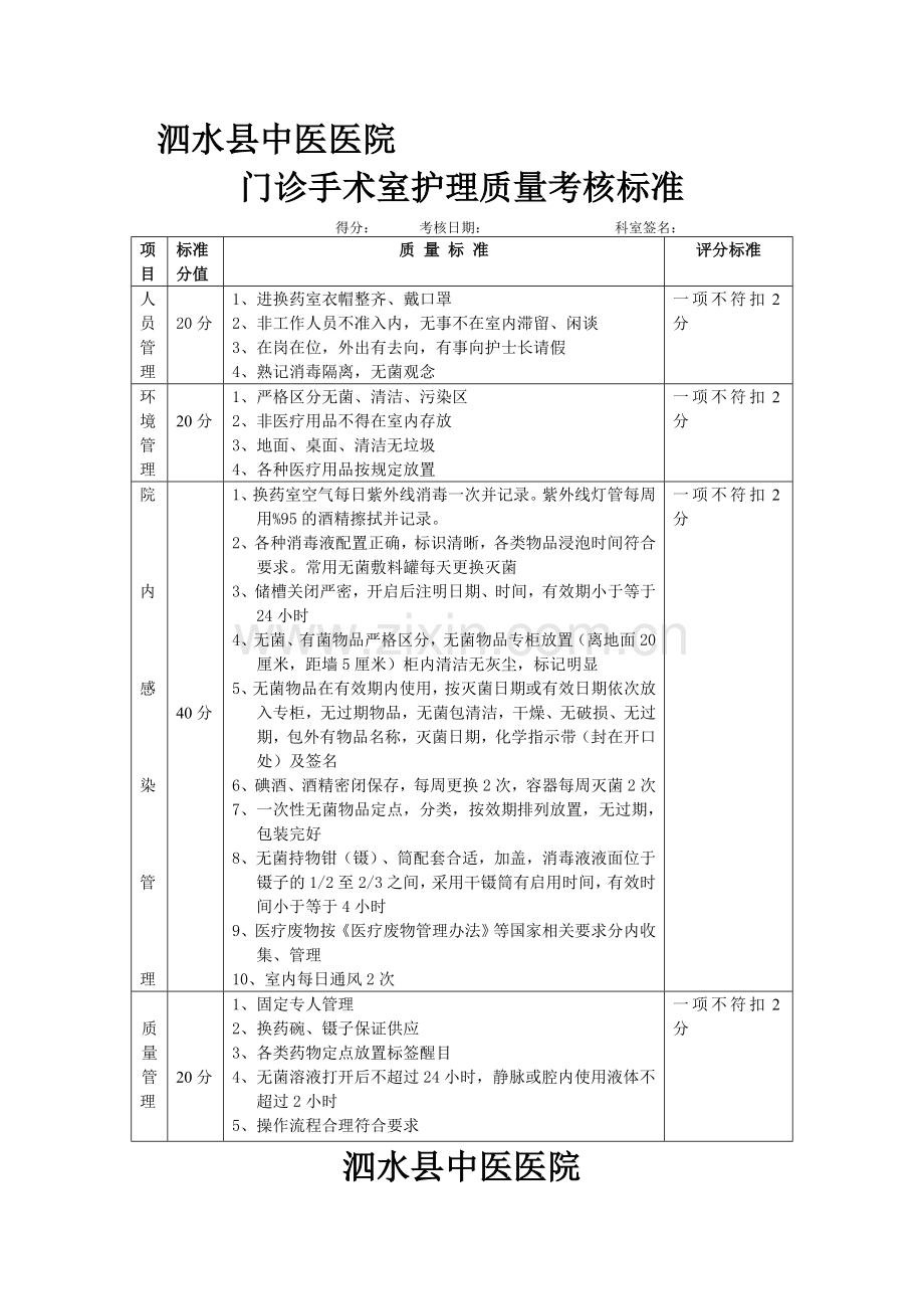 14年护理质量考核评价标准.doc_第1页