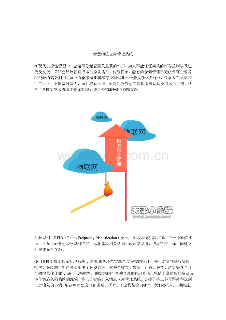 智慧物流仓库管理系统.doc_第1页