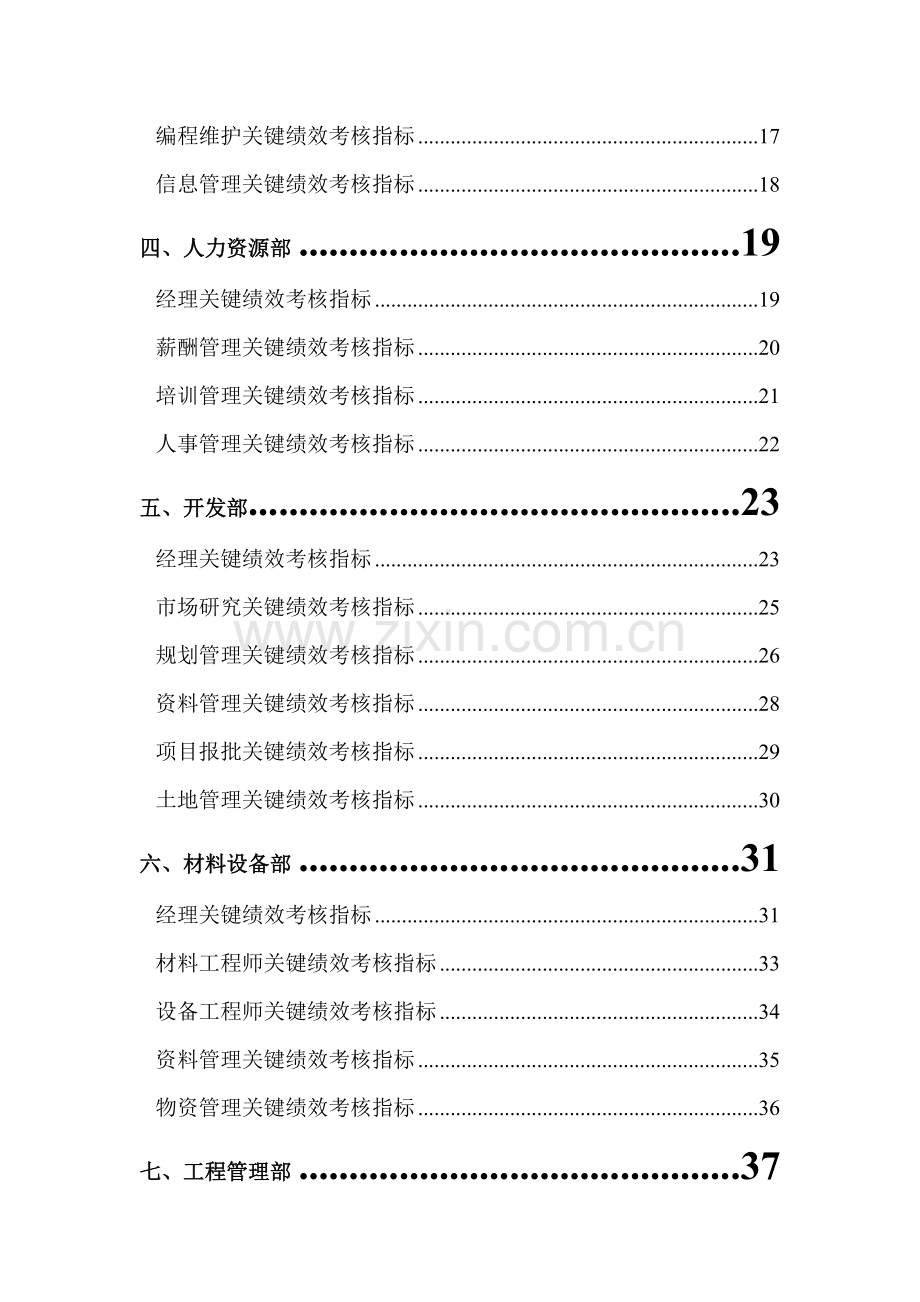 房地产公司岗位KPI指标库.doc_第2页