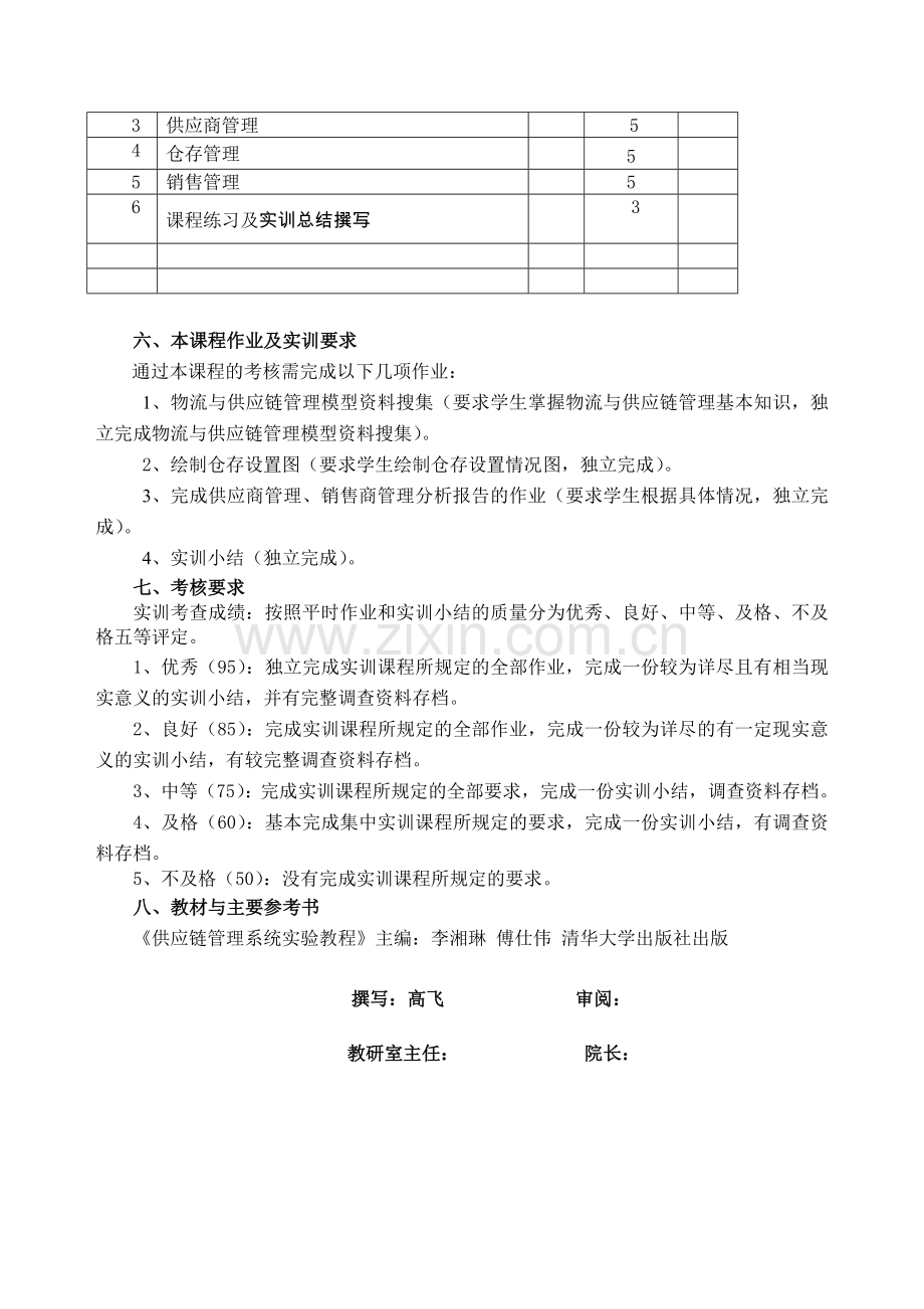 《物流与供应链管理实训》教学大纲.doc_第3页