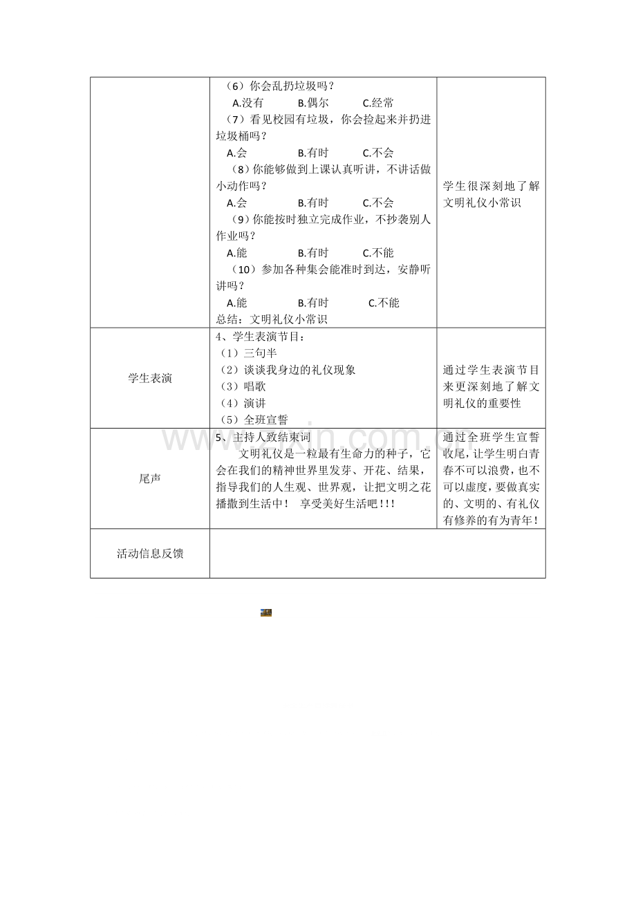 《文明礼仪-从我做起》主题班会教案.doc_第2页