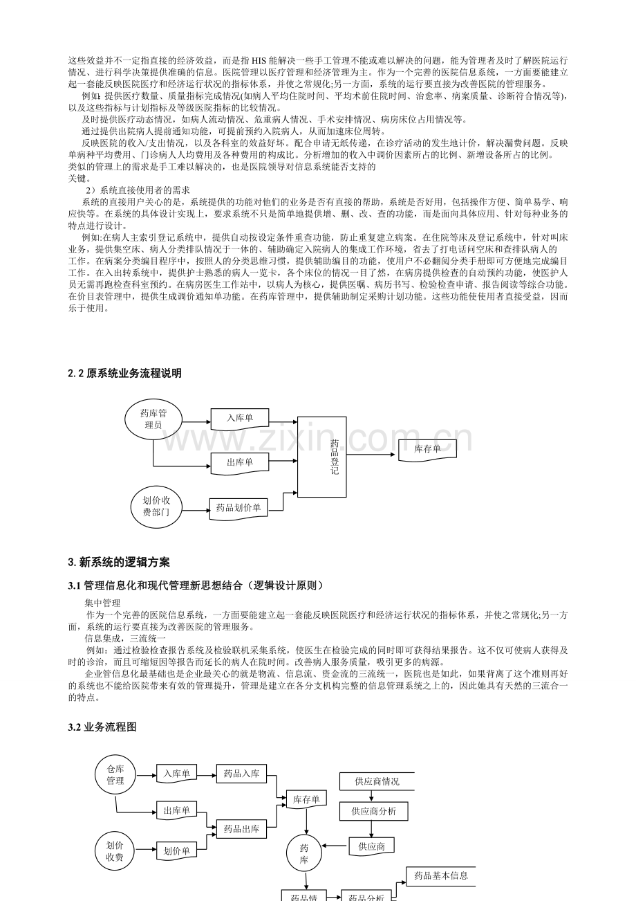 理信息系统分析报告(含业务流程图及....doc_第2页