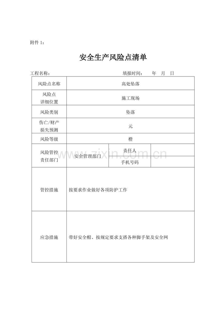 建设工程安全生产风险点清单.doc_第3页