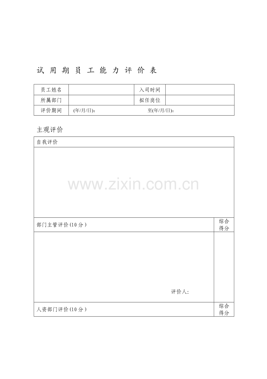 企业员工试用期能力评价表.doc_第3页