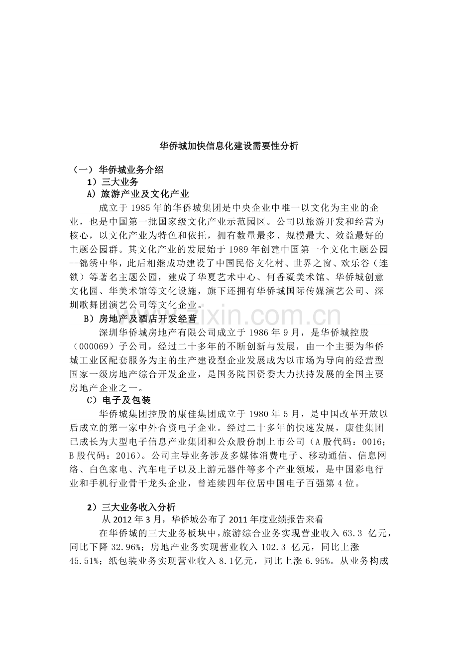 华侨城信息化建设必要性分析(终).doc_第2页