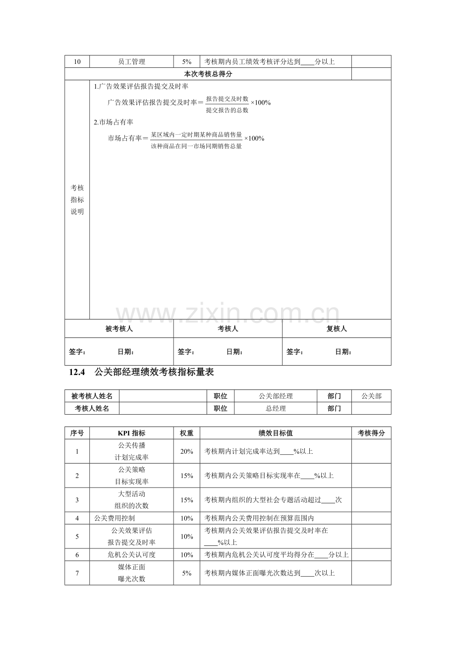 绩效考核方案——公关人员篇-图文.doc_第3页