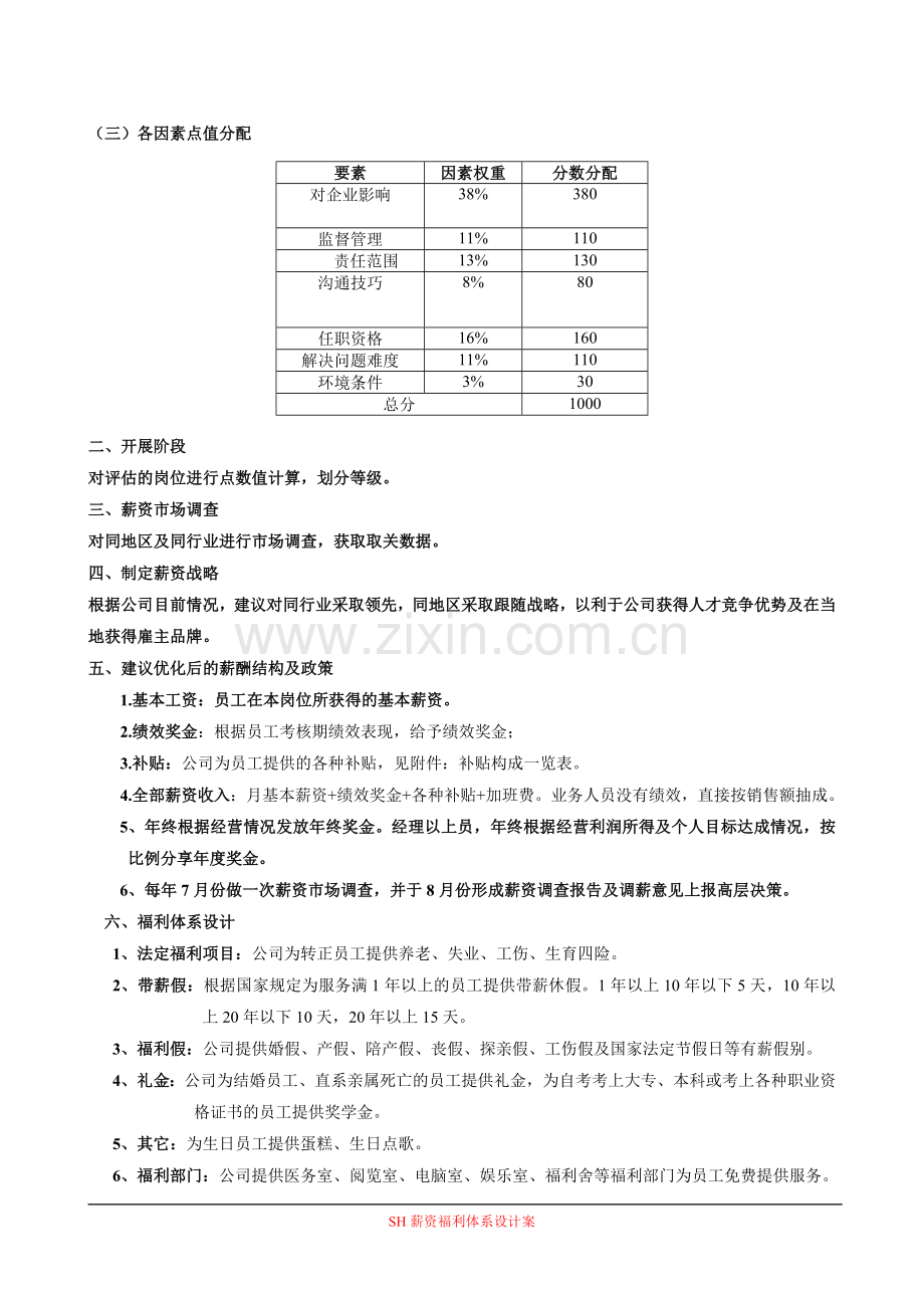 某食品公司薪资体系设计方案.doc_第2页