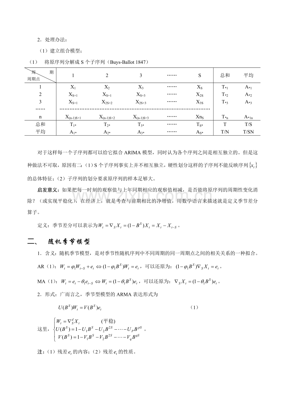 第七章-季节性时间序列分析方法.doc_第2页