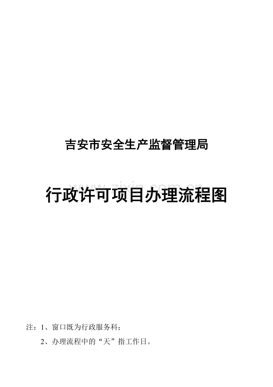 吉安市安全生产监督管理局行政许可项目办理流程图.doc_第3页